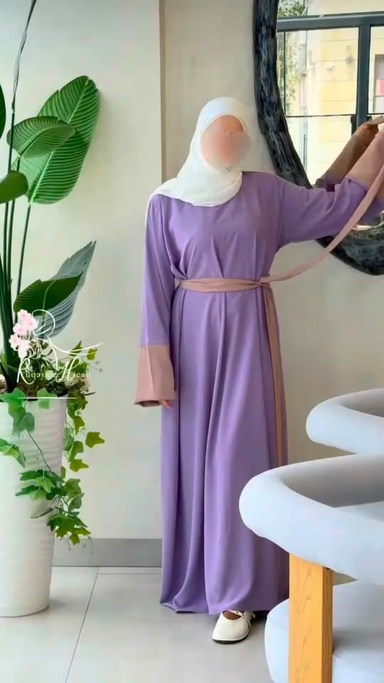 Kəmərli abaya